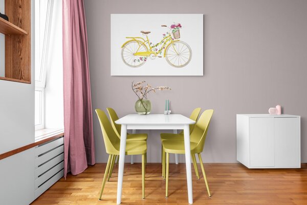 Quadro su tela – Illustrazione di bicicletta retrò
