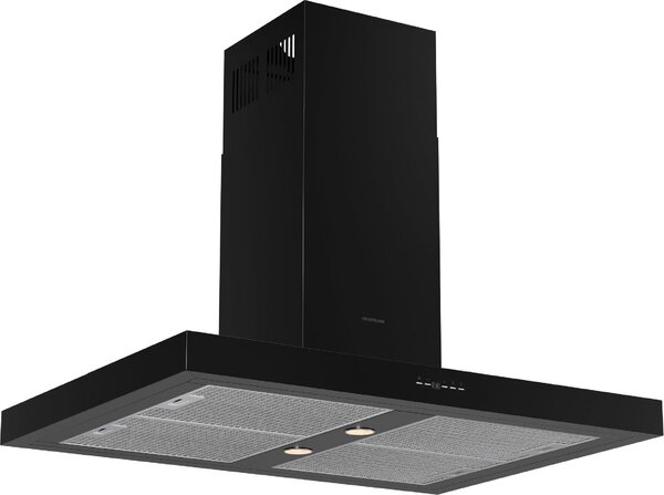 Silverline Cappa Cucina Aspirante a Isola Larghezza 90 cm colore Nero - 4110.9.733.04