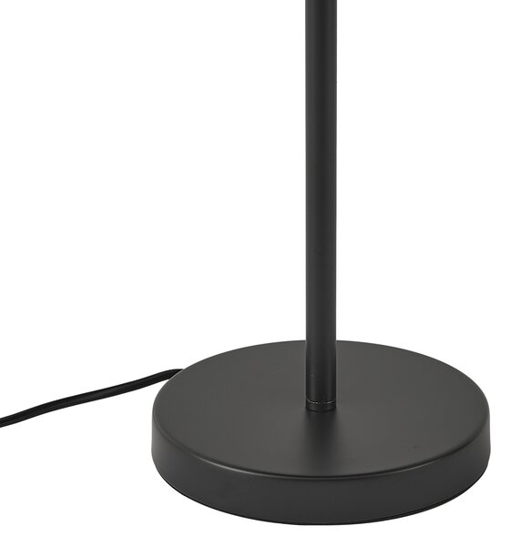 Lampada da tavolo retrò in acciaio nero 45 cm - Pauly