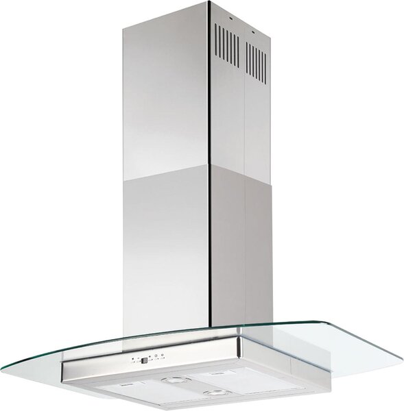 Silverline Cappa Cucina Aspirante a Isola Larghezza 90 cm colore Inox - 4240.9.733.01
