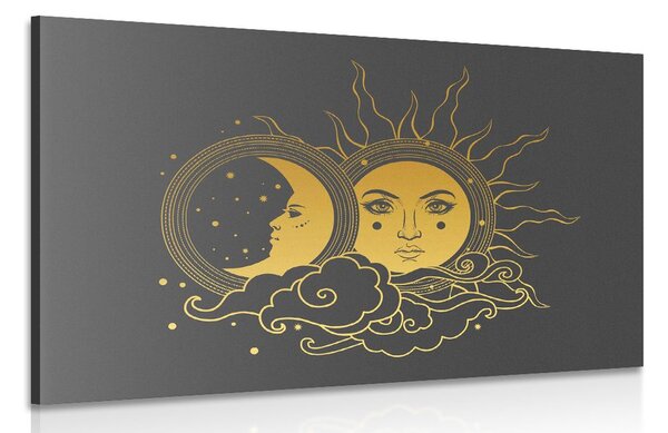 Stampa su tela – Armonia tra sole e luna