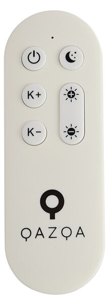 Plafoniera Smart Nera 35cm con LED e Telecomando - Flat Drum