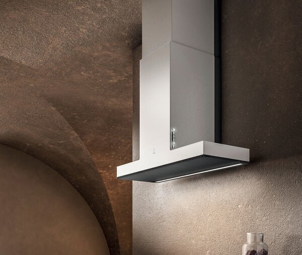 Elica Cappa Cucina Aspirante a Parete Larghezza 60 cm Classe A colore Inox Haiku IX/A/60 - PRF0146255