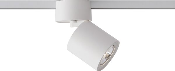 Faretto bianco moderno per sistema a binario monofase GU10 70mm - Iconic Roto