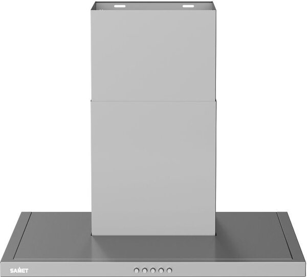 Samet Cappa Cucina Aspirante a Parete Larghezza 60 cm Classe D colore Inox - Embla60IX