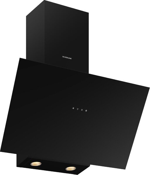 Silverline Cappa Cucina Aspirante a Parete Larghezza 60 cm Classe A colore Nero - 3481.6.733.01