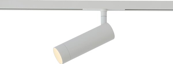 Faretto moderno bianco per sistema a binario monofase GU10 35mm - Slimline Uzzy