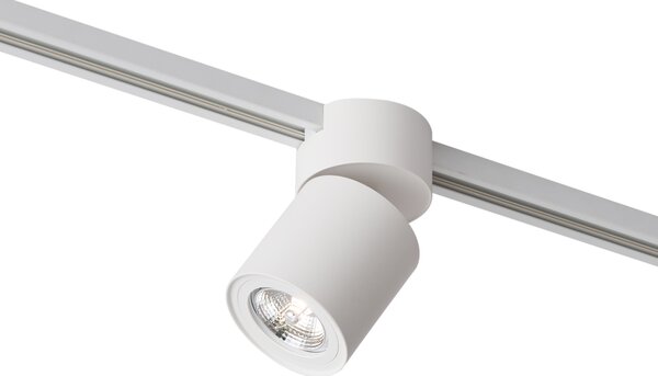 Faretto bianco moderno per sistema a binario monofase GU10 70mm - Iconic Roto