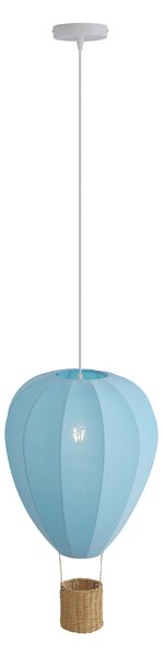 Lampada a sospensione per bambini Mongolfiera blu - Mongolfiera