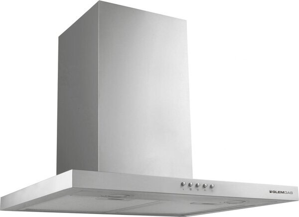Glem Gas Cappa Cucina Aspirante a Parete Larghezza 60 cm colore Inox - GHB684IX