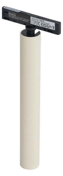 Faretto moderno beige e nero per sistema a binario monofase - Slimline Avery