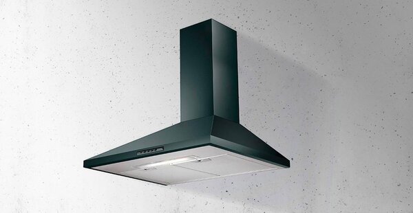 Faber Cappa Cucina Aspirante a Parete Larghezza 60 cm colore Nero - 320.0557.543 VALUE PB PLUS BK A60 | Serie Value