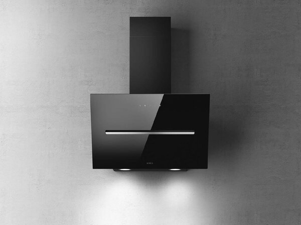 Elica Cappa Cucina Aspirante a Parete Larghezza 60 cm colore Nero - PRF0166932 SHY-S BL/A/60