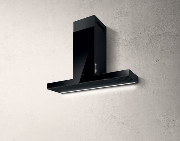 Elica Cappa Cucina Aspirante a Parete Larghezza 60 cm Profondit 32 cm Classe A colore Nero - PRF0146264