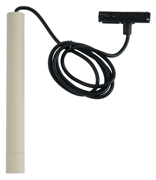 Lampada a sospensione moderna beige con nero per sistema a binario monofase - Iconic Frini