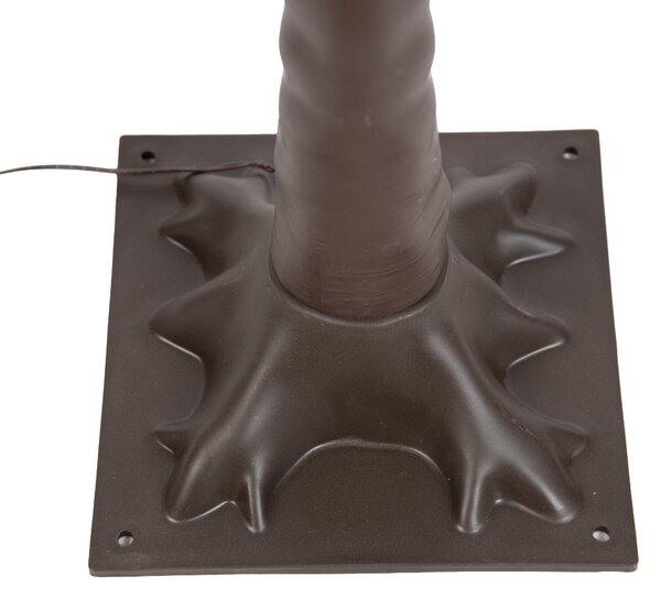 Lampada da terra natalizia albero marrone 180 cm con LED e timer IP44 - Ki