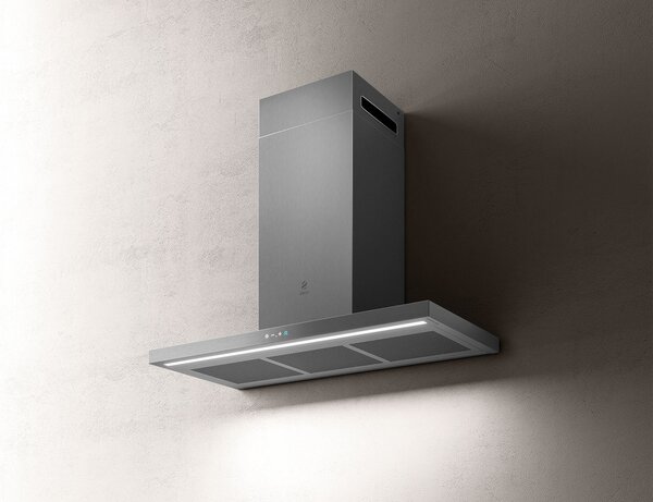 Elica Cappa Cucina Aspirante a Parete Larghezza 60 cm Profondit 42 cm colore Inox - PRF0144970 THIN IX/A/60