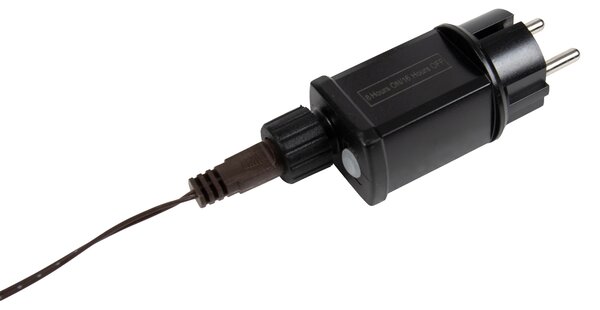 Lampada da terra natalizia albero marrone 120 cm con LED e timer IP44 - Ki