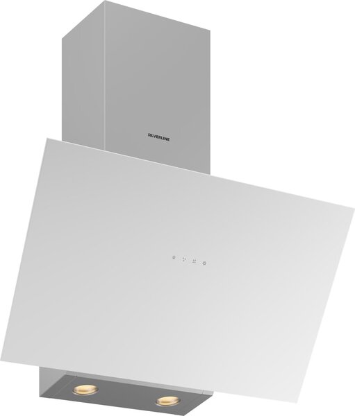 Silverline Cappa Cucina Aspirante a Parete Larghezza 60 cm Profondit 34 cm Classe A colore Bianco - 3481.6.733.02