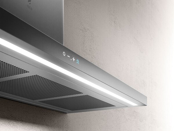 Elica Cappa Cucina Aspirante a Parete Larghezza 60 cm Profondit 42 cm colore Inox - PRF0144970 THIN IX/A/60