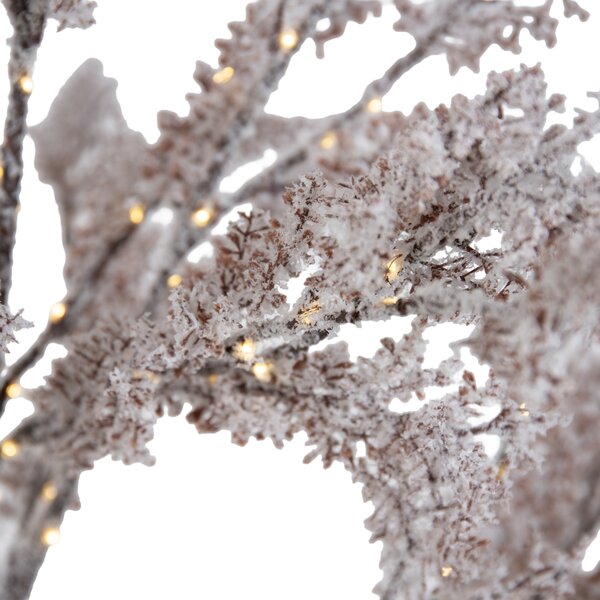 Albero di Natale da esterno da terra 120 cm con LED e timer IP44 - Fuyu