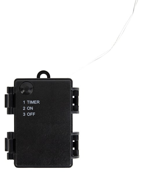 Faretto da terra natalizio al neon stella gialla con LED e timer IP44 - Fura