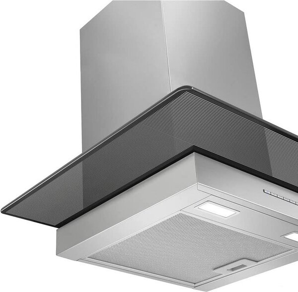 Smeg Cappa Cucina Aspirante a parete Larghezza 60 Cm profondit 45 Cm colore Acciaio - KATE600EX