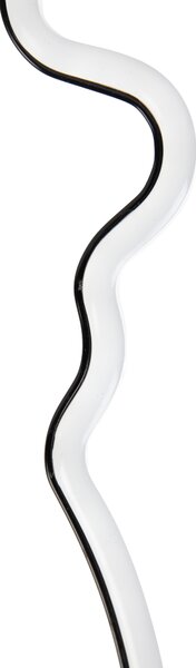 Faretto da terra natalizio al neon Pupazzo di neve bianco con LED, timer e IP44 - Fura