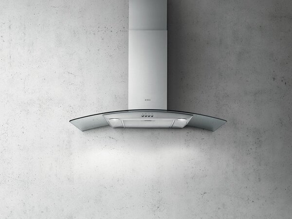 Elica Cappa Cucina Aspirante a Parete Larghezza 60 cm Profondit 45 cm colore Acciaio - 68116393 CIRCUS IX/A/60