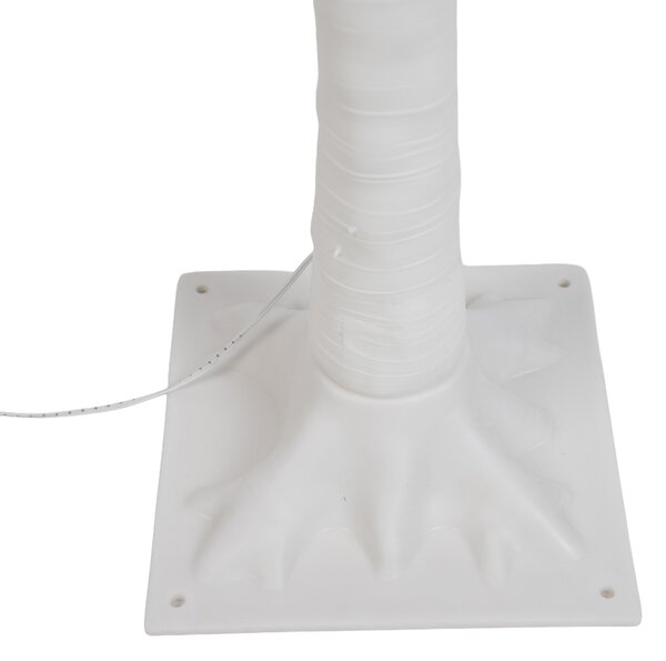 Albero di Natale luminoso da terra bianco 180 cm con LED e timer IP44 - Ki
