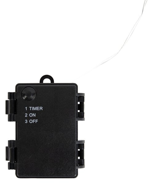Faretto da terra natalizio al neon Pupazzo di neve bianco con LED, timer e IP44 - Fura