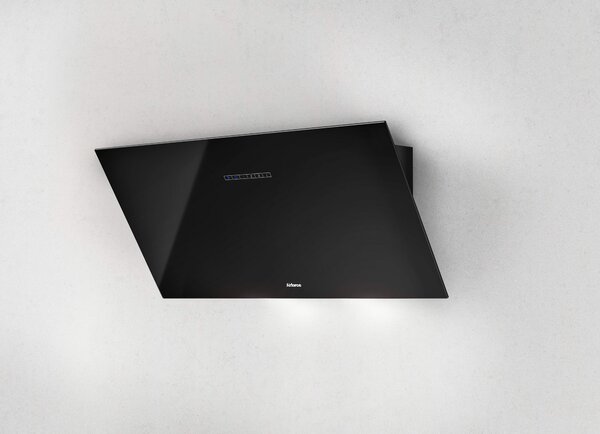 Airforce Cappa Cucina Aspirante a Parete Larghezza 80 cm Classe A colore Nero - CCF2038512 F203 BL/A/80