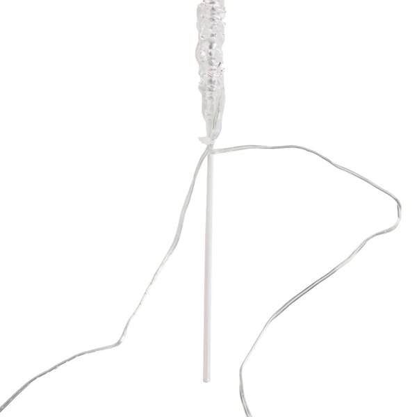 Set di 3 faretti natalizi cervo bianco con LED e timer IP44 - Shika