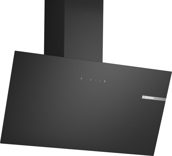Bosch Cappa Cucina Aspirante a Parete Larghezza 80 cm Classe A Vetro colore Nero Serie 2 - DWK85DK60