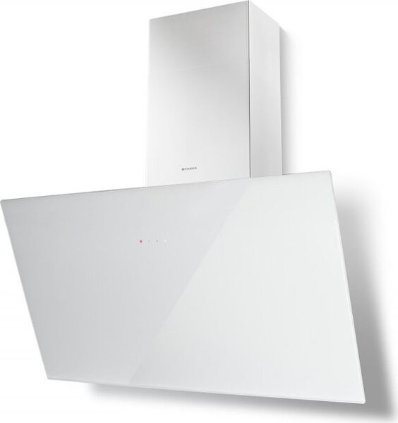 Faber Cappa Cucina Aspirante a Parete Larghezza 80 cm in Vetro colore Bianco - 330.0529.667 TWEET EG8 LED WH A80