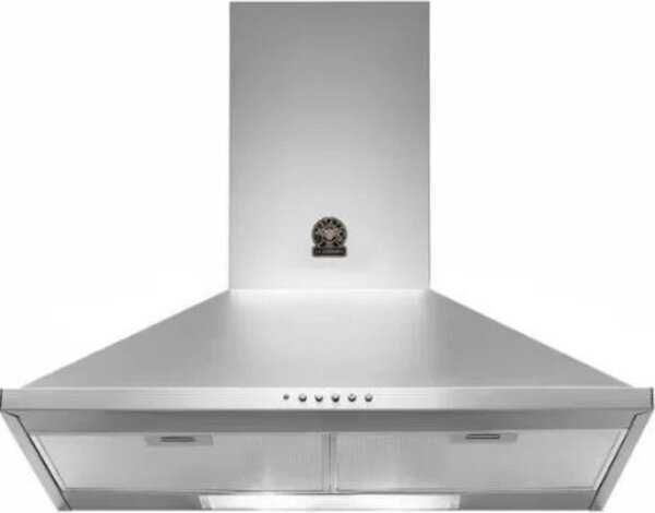 La Germania Cappa Cucina Aspirante a Parete Larghezza 80 cm Classe D colore Inox - K80AMLXD