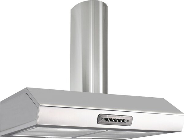 Samet Cappa Cucina Aspirante a Parete Larghezza 90 cm Classe E colore Inox - MAESTRALE90IX