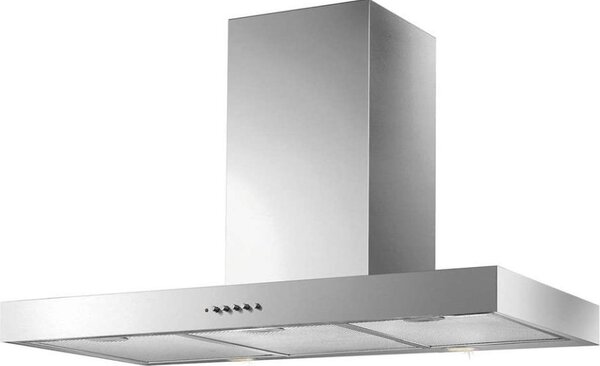 La Germania Cappa Cucina Aspirante a Parete Larghezza 90 cm Classe A colore Inox - K90TUXXA
