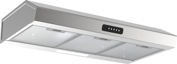 Samet Cappa Cucina Aspirante a Parete Larghezza 90 cm Classe E colore Inox - MAESTRALE90IX