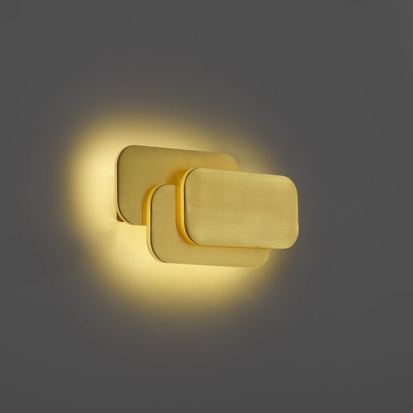 Lampada da parete moderna ottone con LED dimmerabile a 3 livelli - Dias