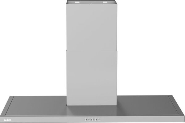 Samet Cappa Cucina Aspirante a Parete Larghezza 90 cm Classe D colore Inox - Embla90IX