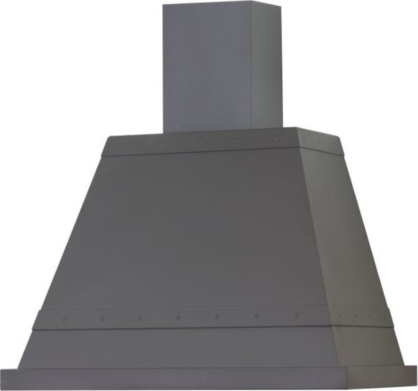 Samet Cappa Cucina Aspirante a Parete Larghezza 90 cm Classe C colore Piombo Ghisa - Costanza90PI