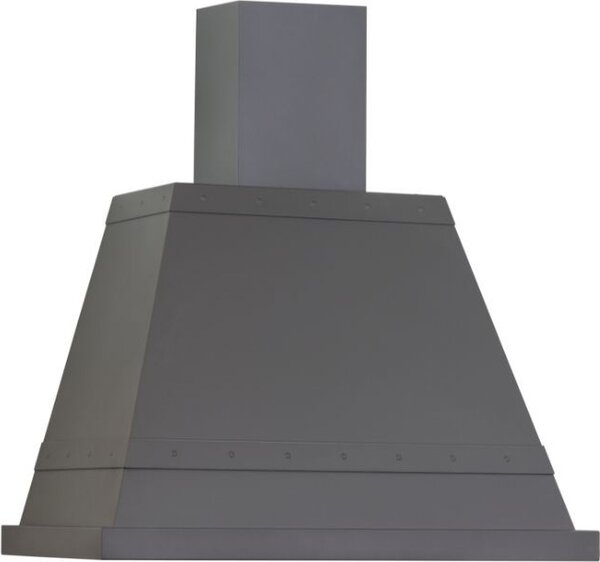 Samet Cappa Cucina Aspirante a Parete Larghezza 90 cm Classe C colore Piombo Ghisa - Costanza90PI