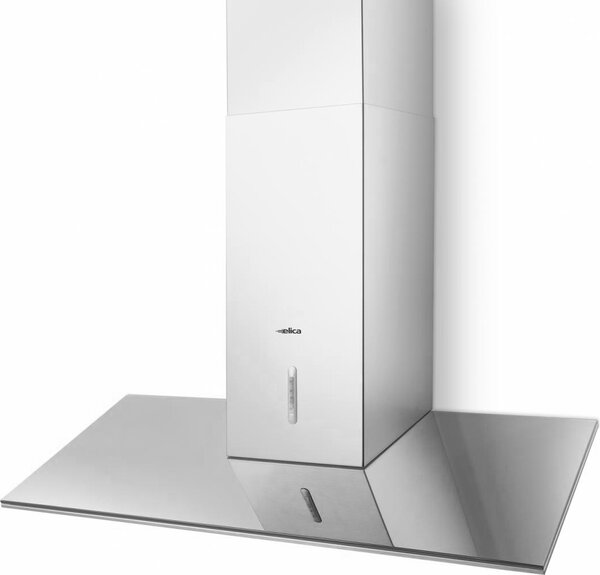 Elica Cappa Cucina Aspirante a Parete Larghezza 90 cm colore Acciaio - SLOPE SOFT/A/90 +VT 528145