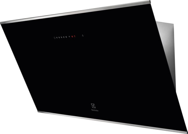 Electrolux Cappa Cucina Aspirante a Parete Larghezza 90 cm colore Inox Nero - KFVB19K