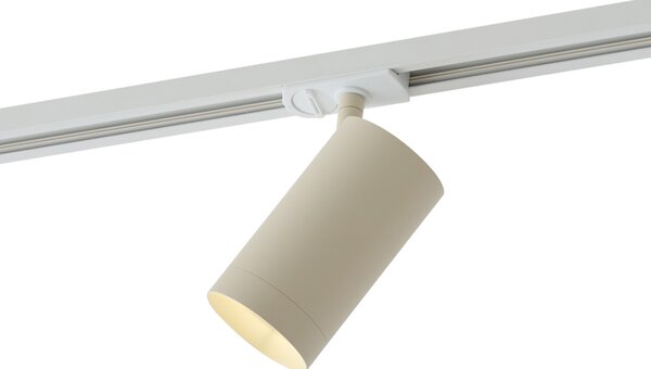 Faretto moderno beige per sistema a binario monofase GU10 70mm - Iconic Jeana Luxe