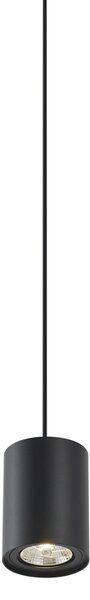 Lampada a sospensione nera moderna per sistema a binario monofase GU10 70mm - Iconic Holt