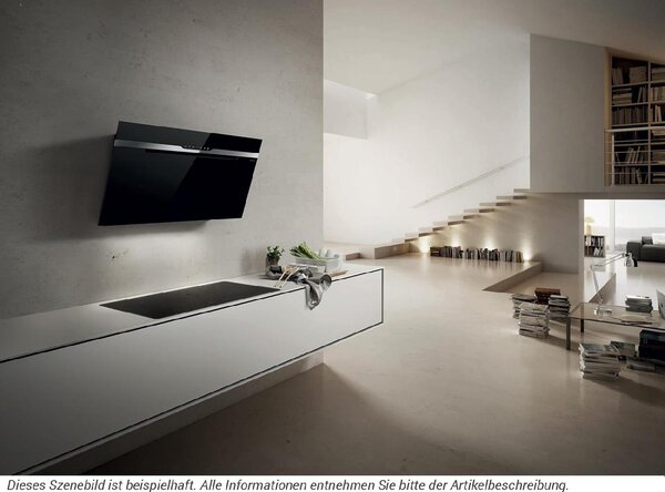 Elica Cappa Cucina Aspirante a Parete Larghezza 90 cm colore Nero - PRF0116967 Majestic BL/A/90