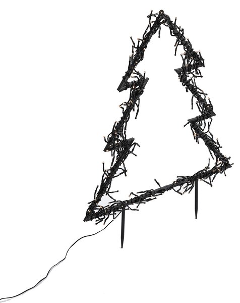 Faretto natalizio Albero di Natale con LED IP44 - Rudolph
