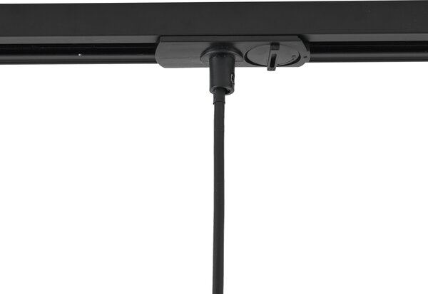 Lampada a sospensione moderna beige con nero per sistema a binario monofase GU10 70mm - Iconic Holt